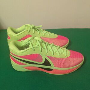 Nike Giannis Freak 6 NRG Lime Blast/Metallic Silver/Hyper Pink, Size 11